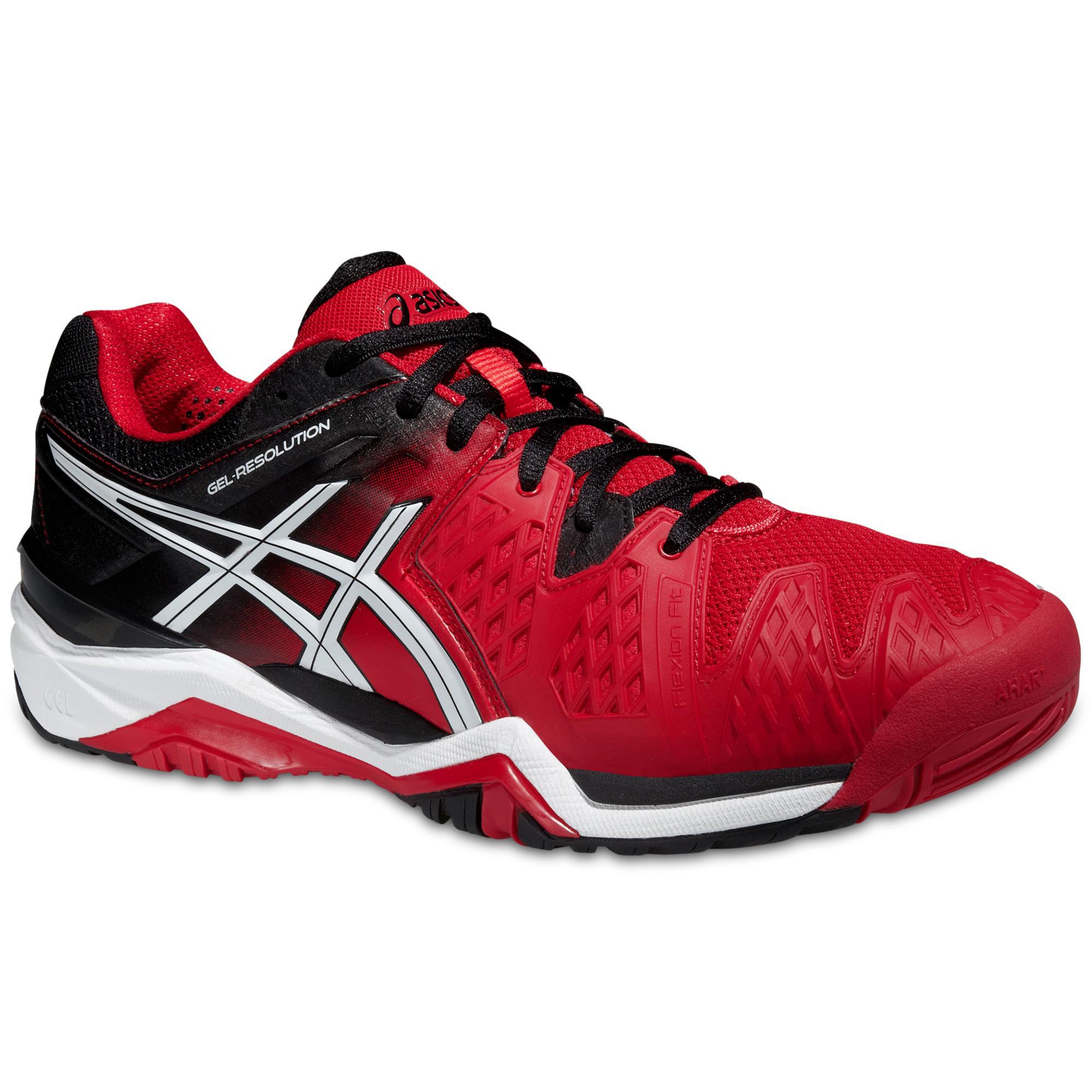 Asics Gel Resolution 6 Fiery Red/Black/White